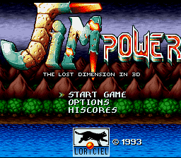 Jim Power in Mutant Planet screenshot 2 for Super Nintendo